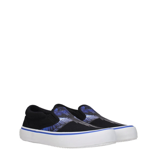 Marcelo Burlon Slip-On-Loafer aus schwarzem Stoff