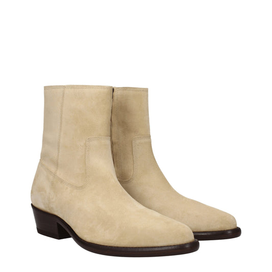 Isabel Marant Beige Lederstiefeletten