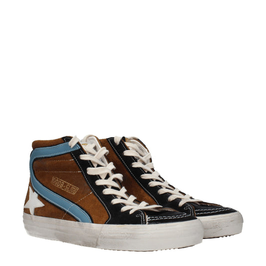 Golden Goose Braune Leder High-Tops