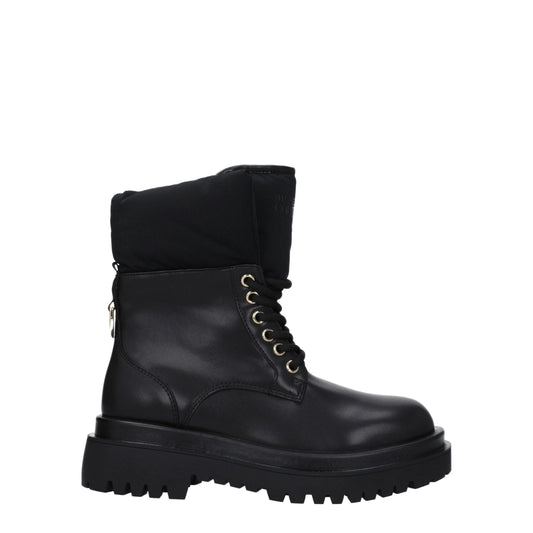 Versace Jeans – Schwarze Ankle Boots aus Polyethylen