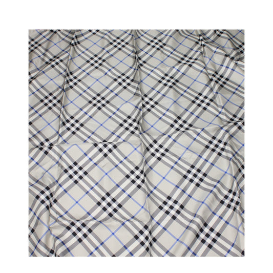 Burberry Graue Seidenfoulards