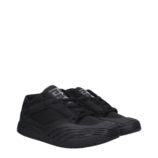 Givenchy Sneaker aus schwarzem Stoff, niedrige Form