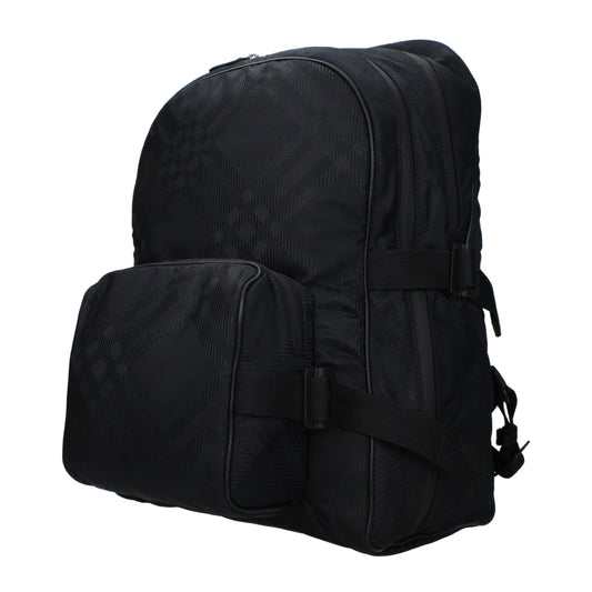 Burberry Black Fabric Backpack