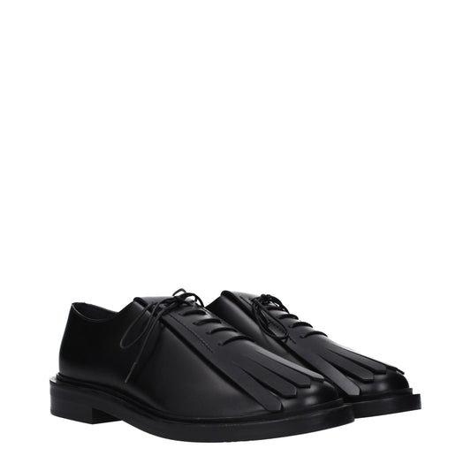 Max Mara – Oxfords und Derbys aus schwarzem Leder