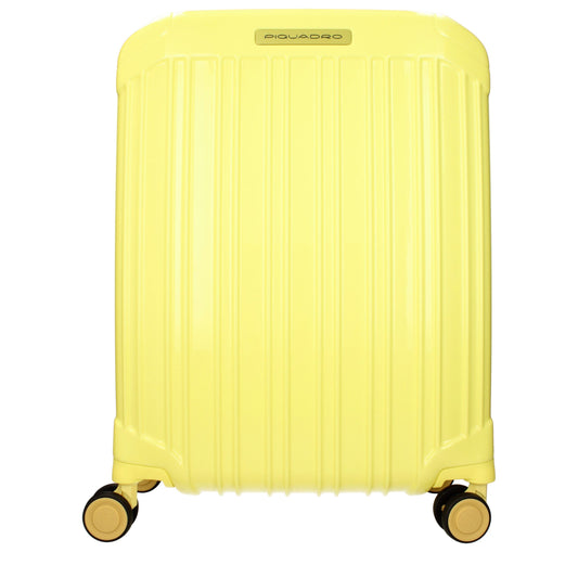 Piquadro Gelbes Polycarbonat-Gepäck und Reise