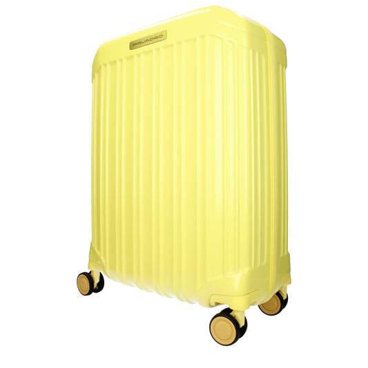 Piquadro Gelbes Polycarbonat-Gepäck und Reise
