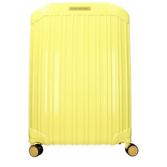Piquadro Gelbes Polycarbonat-Gepäck und Reise