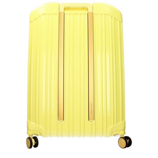 Piquadro Gelbes Polycarbonat-Gepäck und Reise