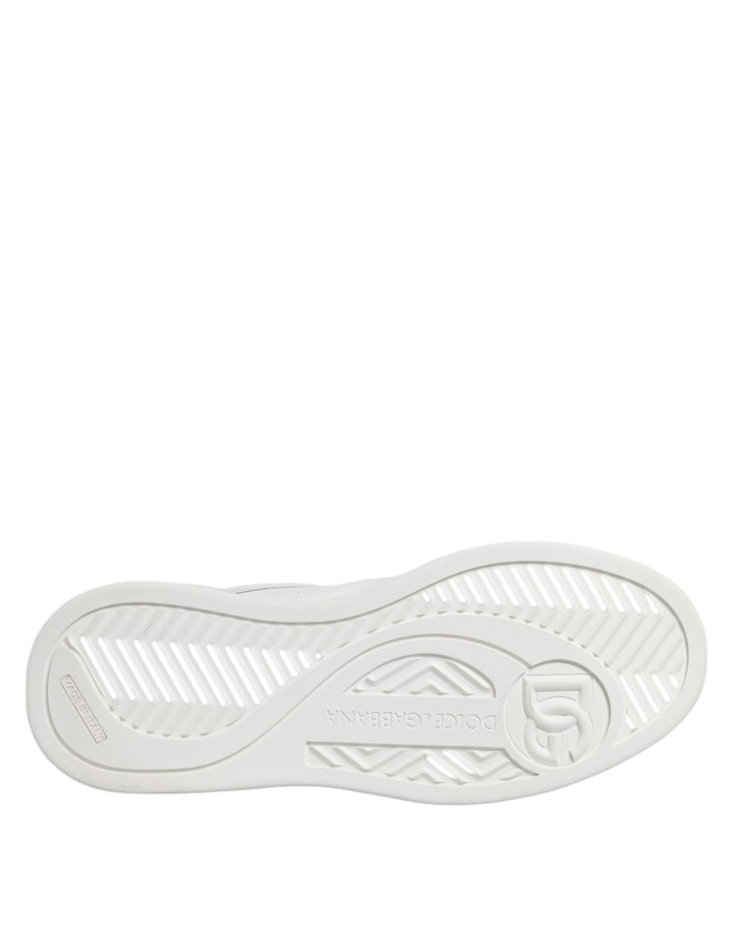 Dolce & Gabbana White Miami Leather Low Top Sneakers Shoes