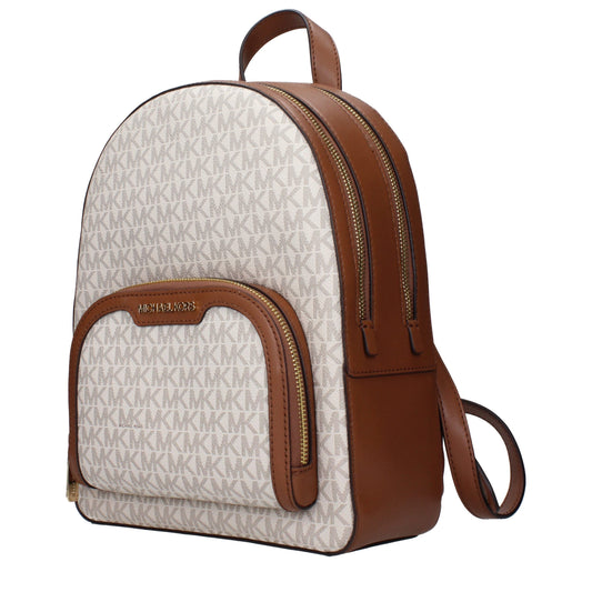 Michael Kors Rucksack aus beigefarbenem Stoff