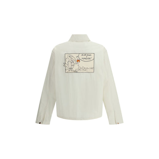 Moncler x Donald Glover White Cotton Coat
