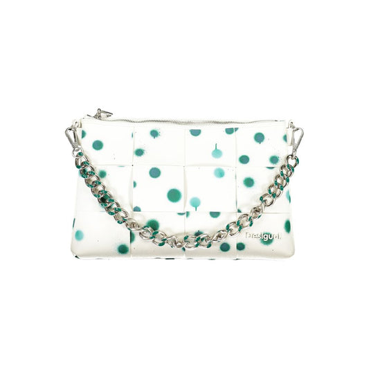 Desigual Bianco Poliuretano Women Handbag