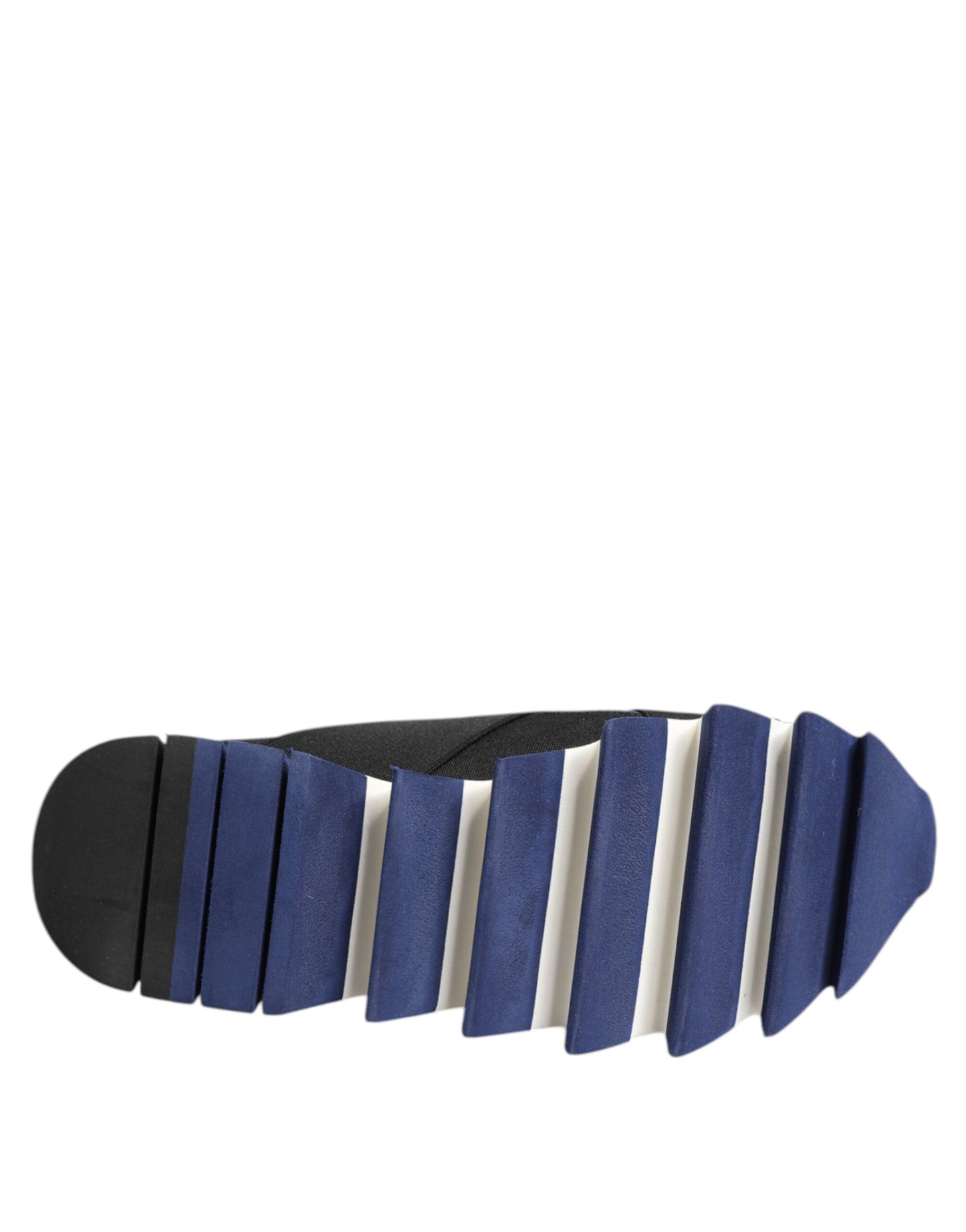 Dolce & Gabbana Blau Schwarz Slip On Low Top Herren Sneakers Schuhe