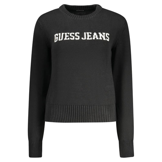 Guess Jeans – Schwarzer Baumwollpullover