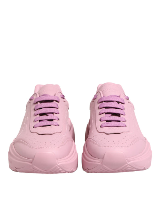 Dolce & Gabbana Daymaster Low Top Sneakers aus rosa Leder