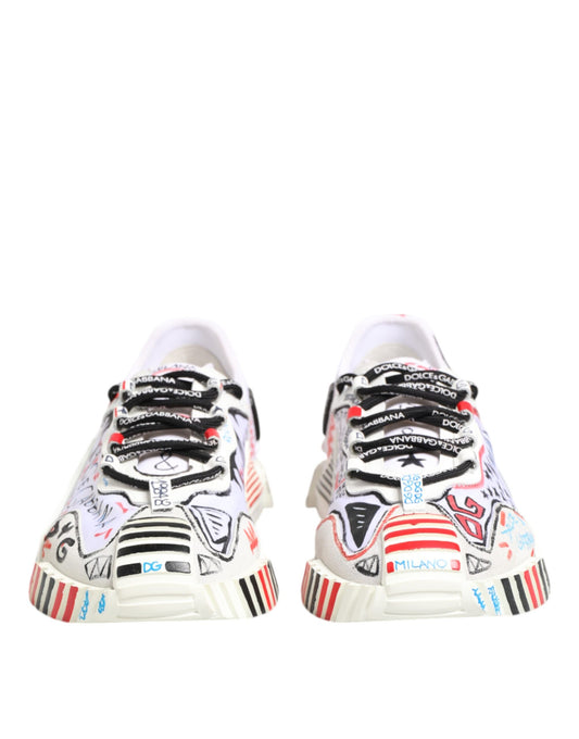 Dolce & Gabbana Multicolor Low Top NS1 Herren Sneakers Schuhe