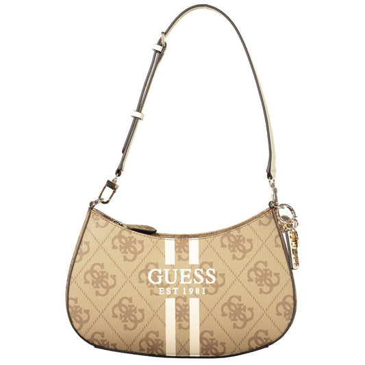 Guess Jeans Beige Polyethylene Women Handbag