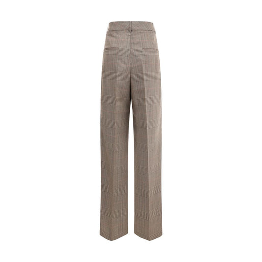 Rohe Beige Fleece Wool Casual Pants