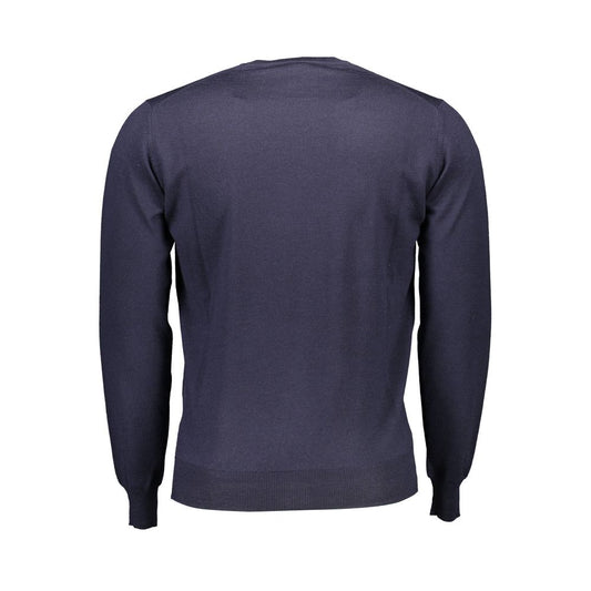 Blauer Wollpullover von Harmont & Blaine