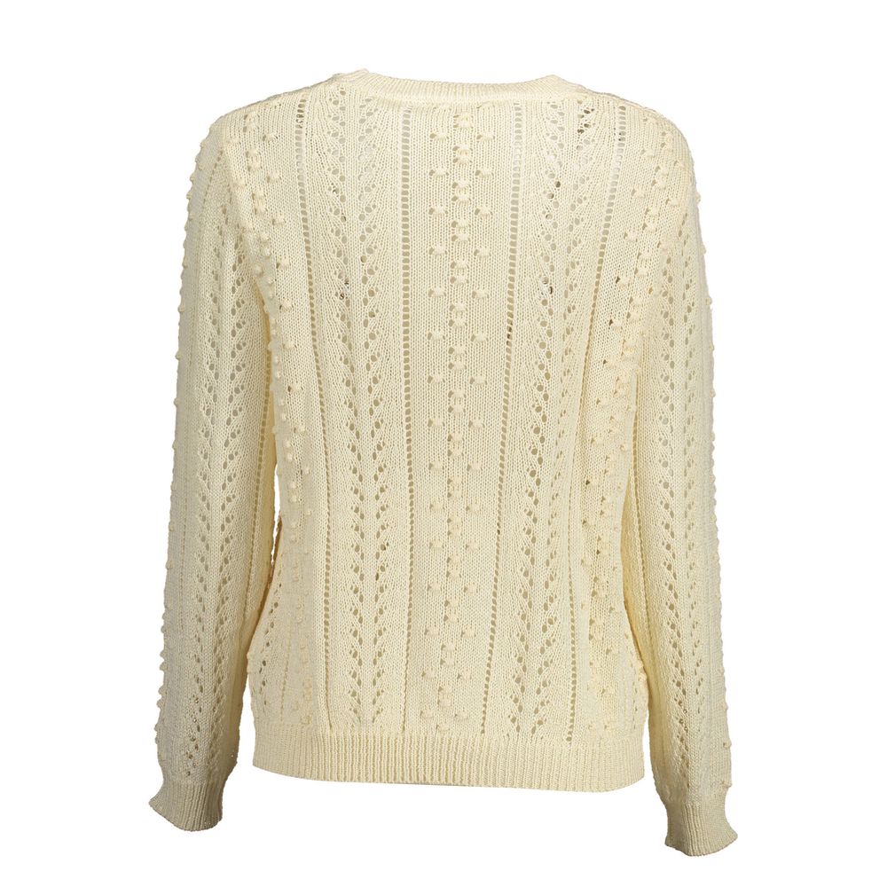 Weißer Polyesterpullover Kocca
