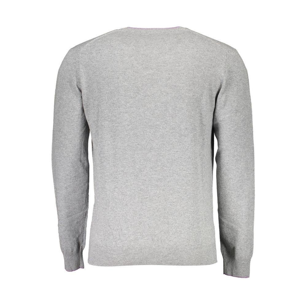 Grauer Wollpullover von Harmont & Blaine