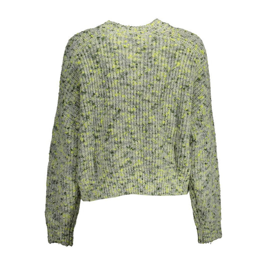 Desigual Grüner Polyesterpullover