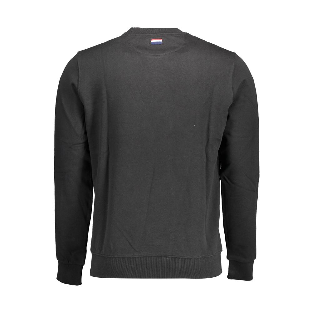 US POLO ASSN. Schwarzer Baumwollpullover für Herren