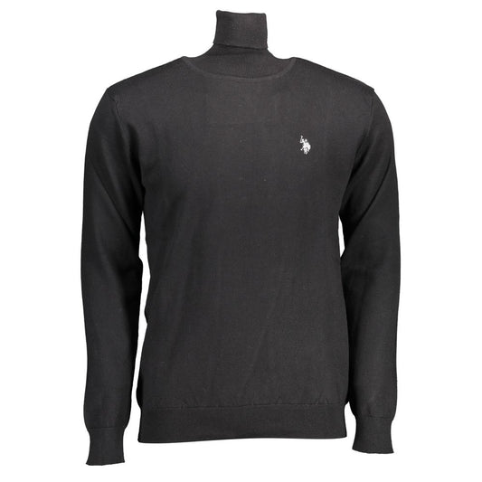 US POLO ASSN. Schwarzer Baumwollpullover