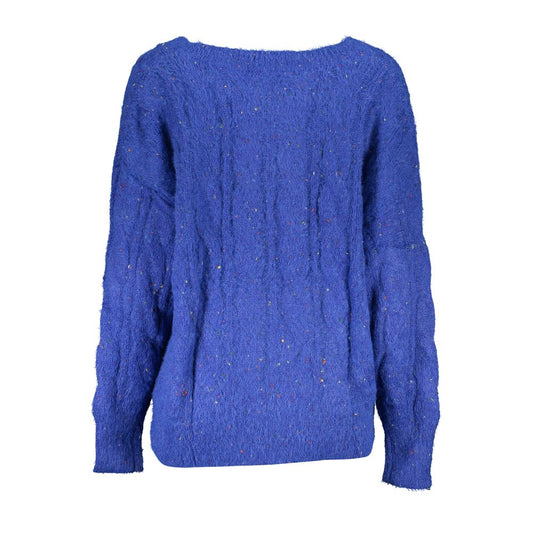Desigual Blauer Polyesterpullover