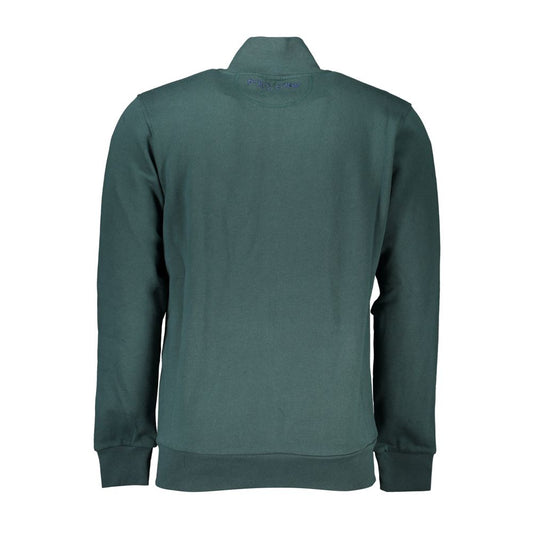 La Martina Green Cotton Men Sweater