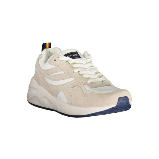 K-WAY – Beigefarbener Nylon-Sneaker