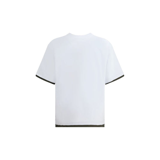 Sacai White Cotton T-Shirt