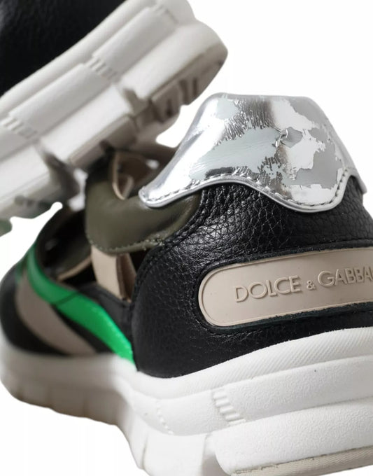 Dolce & Gabbana Sneakers Mehrfarbige Schuhe aus Wildleder
