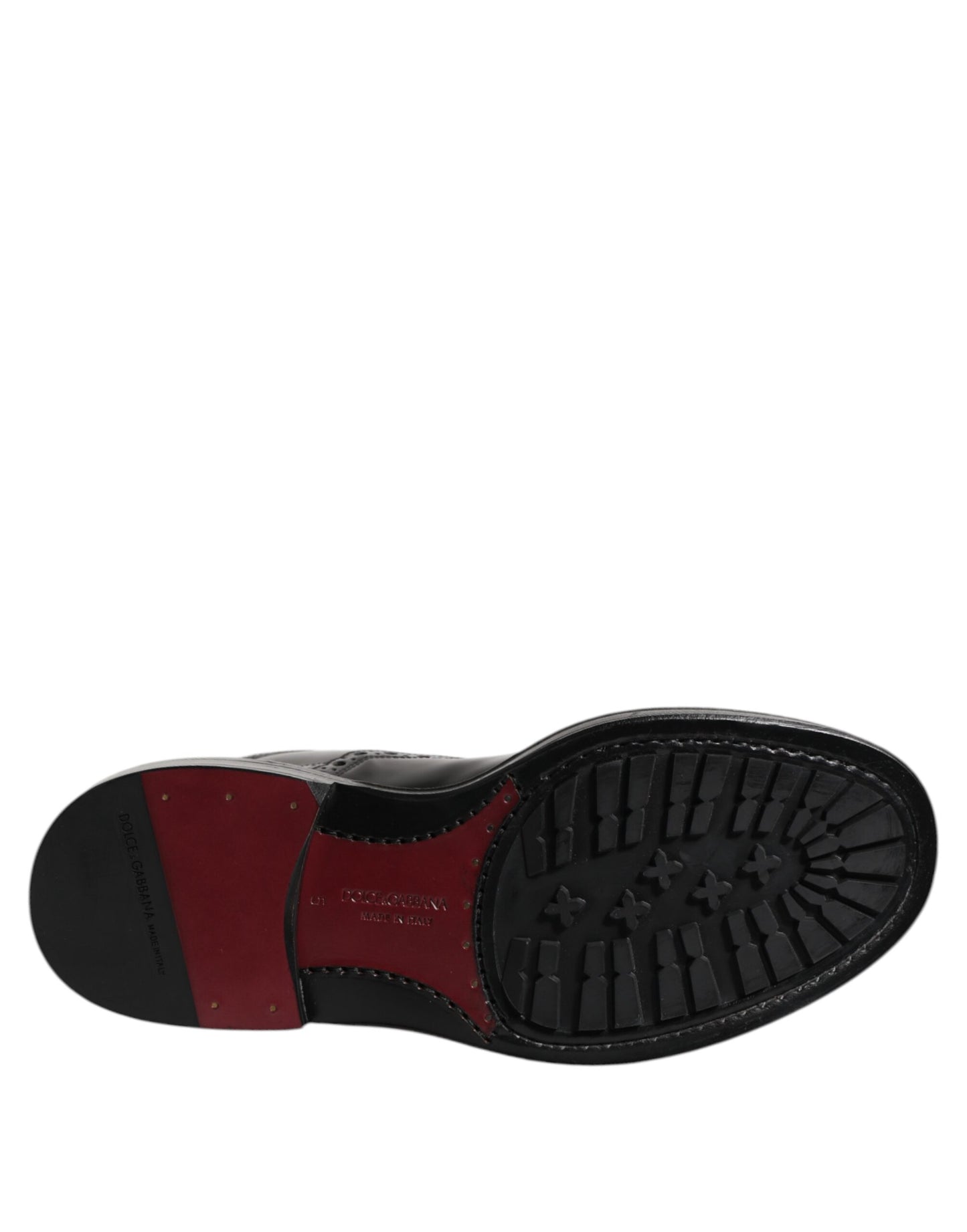 Dolce & Gabbana – Schwarze, wadenhohe Schnürstiefel aus Leder