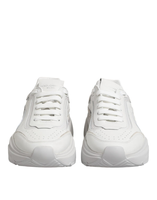 Dolce & Gabbana Daymaster Low Top Sneakers aus weißem Leder