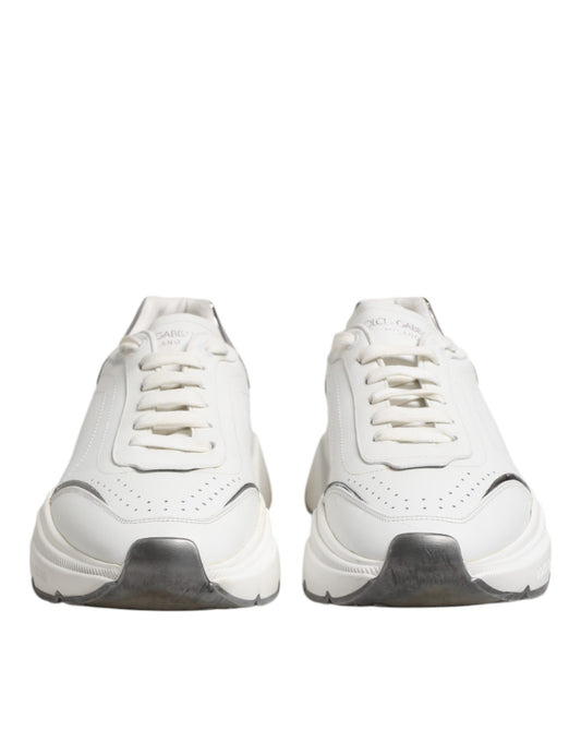 Dolce & Gabbana Weiße Daymaster Leder Low Top Sneakers Schuhe