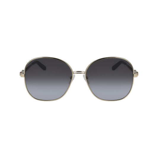 Salvatore Ferragamo – Sonnenbrille aus goldenem Metall