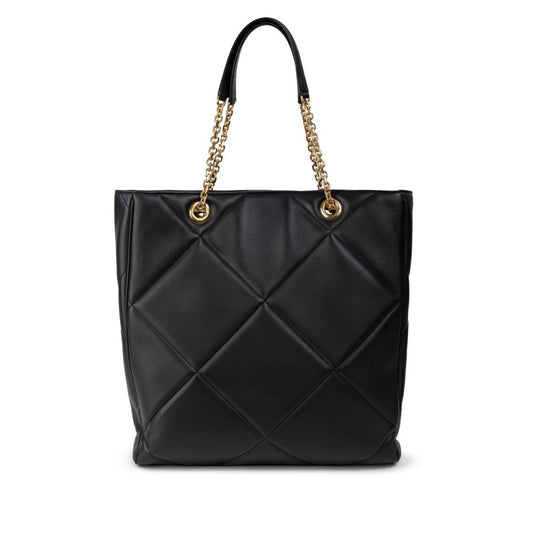 Dolce & Gabbana Black Leather Tote Bag
