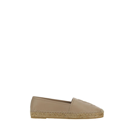Saint Laurent Braune Lammleder Espadrilles (Ovis Aries Aries)