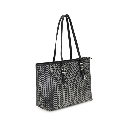 Michael Kors – Quinn – Große Tragetasche mit Jacquard-Logo
