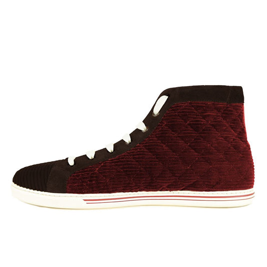 Dolce & Gabbana Red Calfskin Sneaker