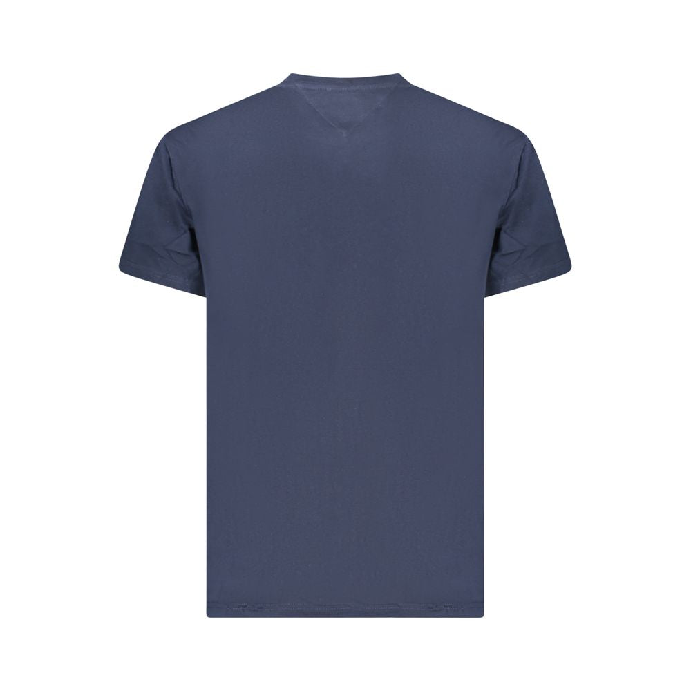 Tommy Hilfiger – Blaues Baumwoll-T-Shirt für Herren
