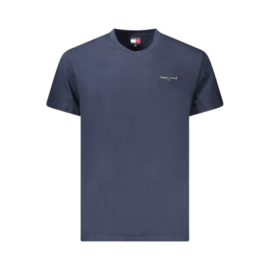 Tommy Hilfiger – Blaues Baumwoll-T-Shirt für Herren