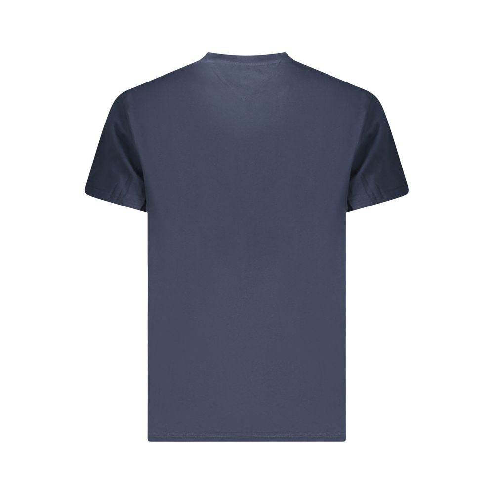 Tommy Hilfiger – Blaues Baumwoll-T-Shirt für Herren