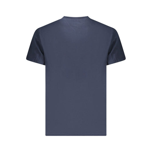 Tommy Hilfiger – Blaues Baumwoll-T-Shirt für Herren