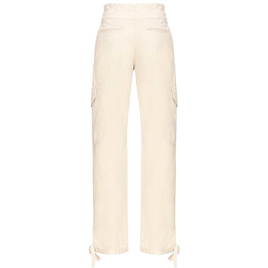 PINKO White Cotton Women Pant