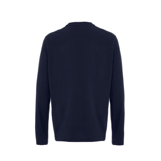Jil Sander Blue Cotton T-Shirt