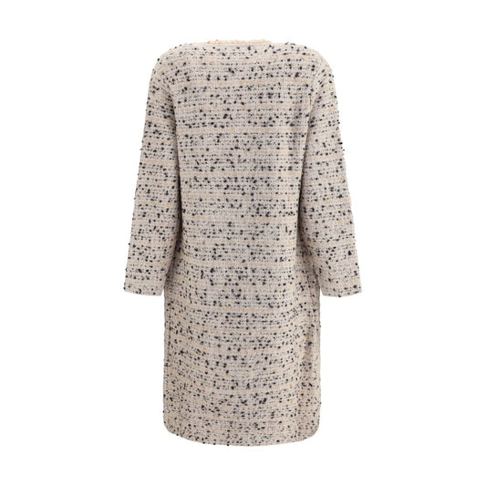 Fabiana Filippi Multicolor Fleece Wool Coat