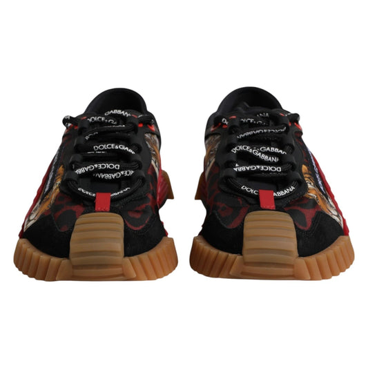 Dolce & Gabbana – Schwarze Low-Top-NS1-Sneaker mit Logo für Herren