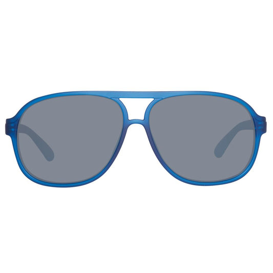 Benetton – Blaue Sonnenbrille mit Spritzguss
